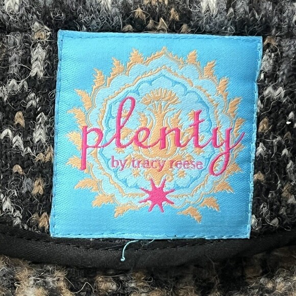 Plenty by Tracy Reese Medium Short Sleeve Hooded Cardigan Sweater - Picture 5 of 5